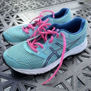 ASICS Contend 5 Women's Running Shoes Size 5.5  Teal